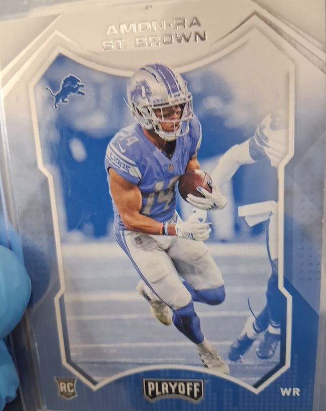 2021 Panini Playoff #231 Amon-Ra St. Brown Rookie — front
