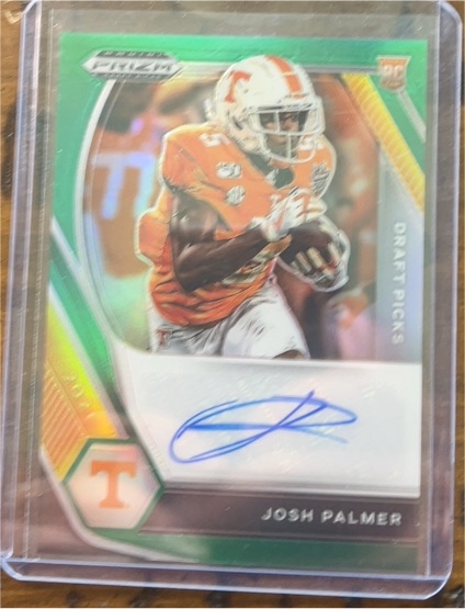 2021 Panini Prizm Draft Picks #DPA-JOP Josh Palmer — front