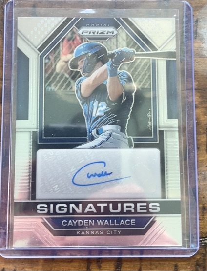 2023 Panini Prizm #SIG-CW Cayden Wallace — front