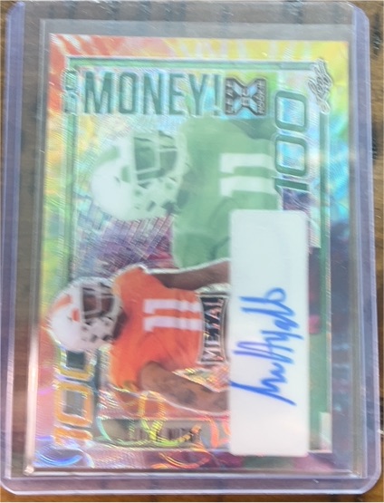 2023 Leaf Metal So Money! Treylon Burks #SMTB1 — front