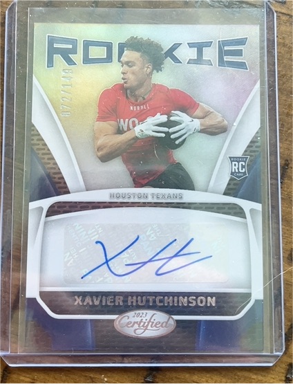 2023 Panini Certified #RS-10 Xavier Hutchinson — front