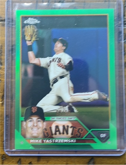 2023 Topps Chrome #111 Mike Yastrzemski — front