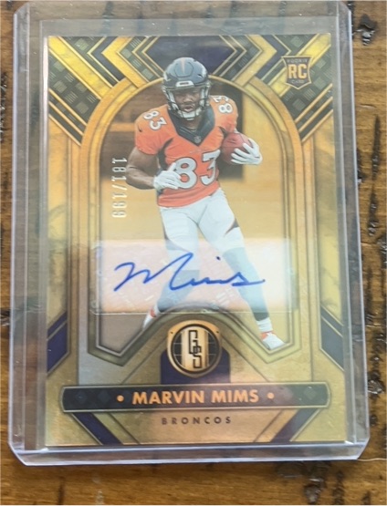 2023 Panini Gold Standard #166 Marvin Mims — front