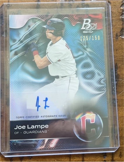 2023 Bowman Platinum #TOP-50 Joe Lampe — front