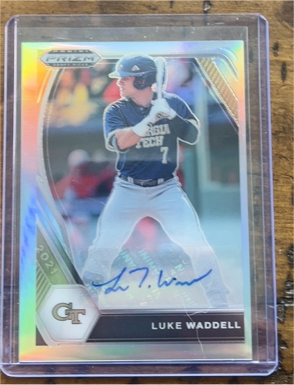 2021 Panini Prizm Draft Picks #PDP157 Luke Waddell — front