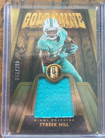 2023 Panini Gold Standard #11 Gold Mine Tyreek Hill — front