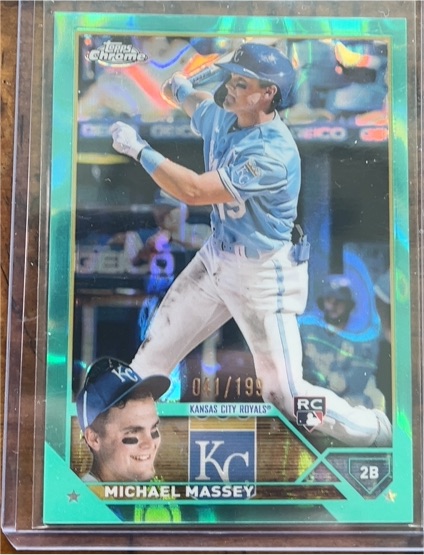 2023 Topps Chrome #42 Michael Massey — front