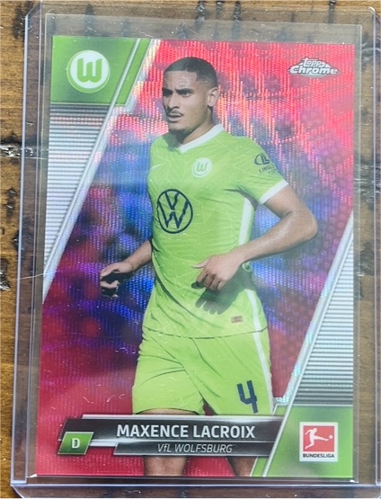 2021-22 Topps Chrome Bundesliga #100 Maxence Lacroix — front