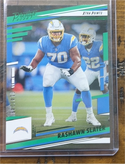 2022 Panini Prestige #156 Rashawn Slater — front