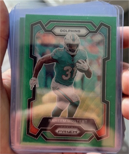 2023 Panini Prizm #189 Raheem Mostert — front