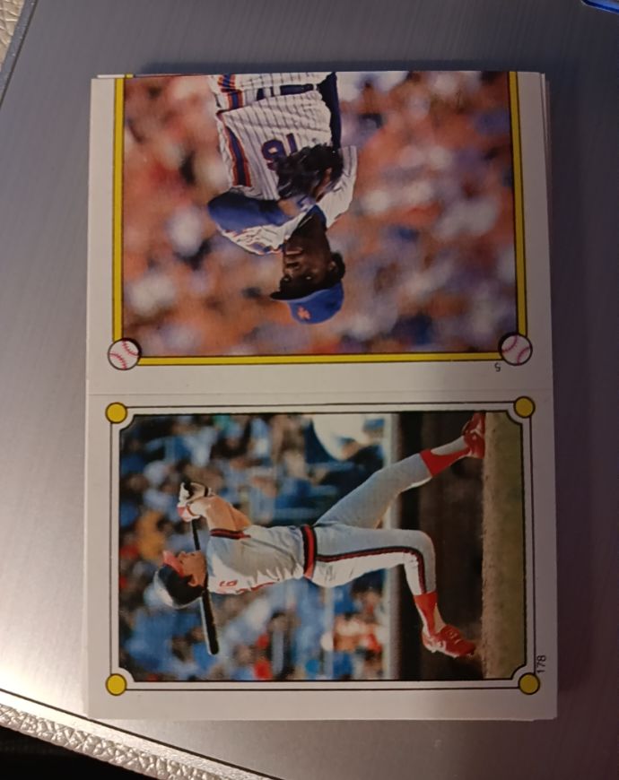1987 Topps Stickers #5 Dwight Gooden — front
