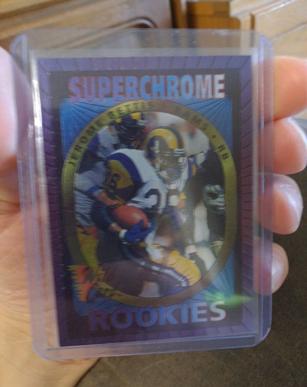 1993 Wild Card Superchrome Rookies #39 Jerome Bettis — front