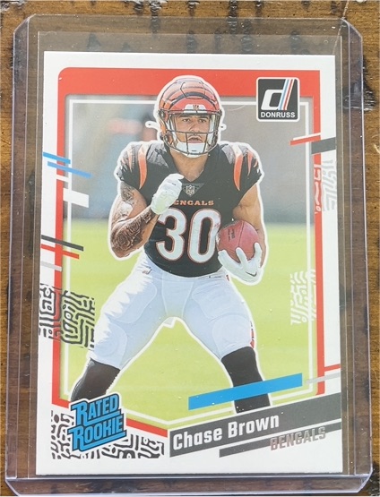 2023 Donruss #318 Chase Brown — front