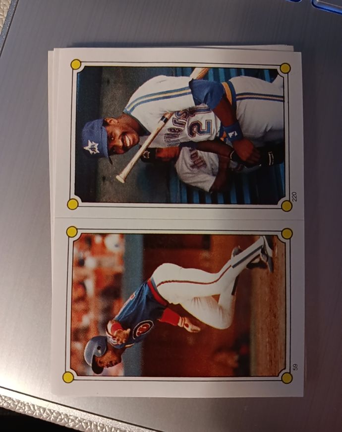 1987 Topps Stickers #220 Shawon Dunston — front