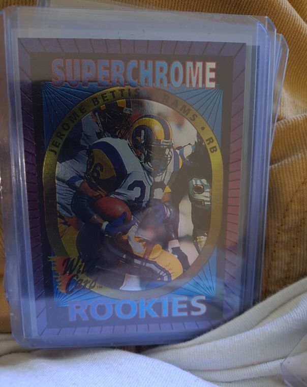1993 Wild Card Superchrome Rookies #39 Jerome Bettis — front