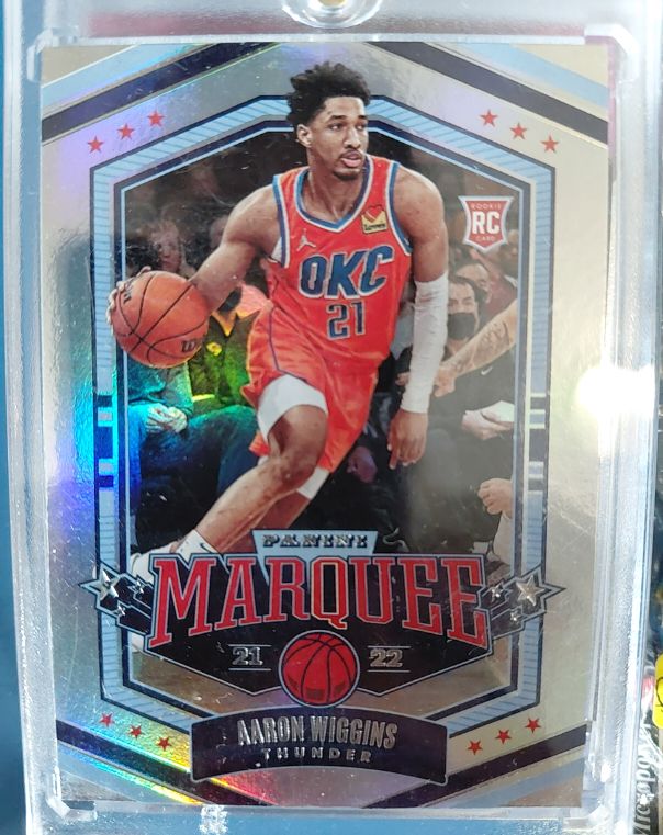 2021-22 Panini Chronicles Marquee #341 Aaron Wiggins — front