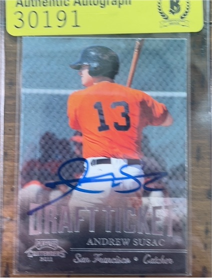 2011 Playoff Contenders #DT20 Andrew Susac — front