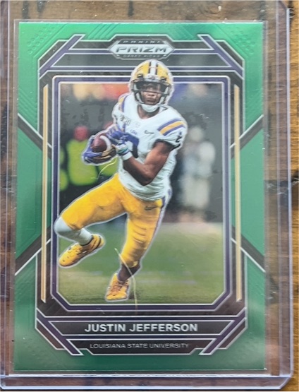 2023 Panini Prizm Draft Picks #61 Justin Jefferson — front