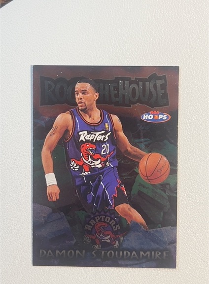 1997 Hoops Rock The House #8 Damon Stoudamire — front