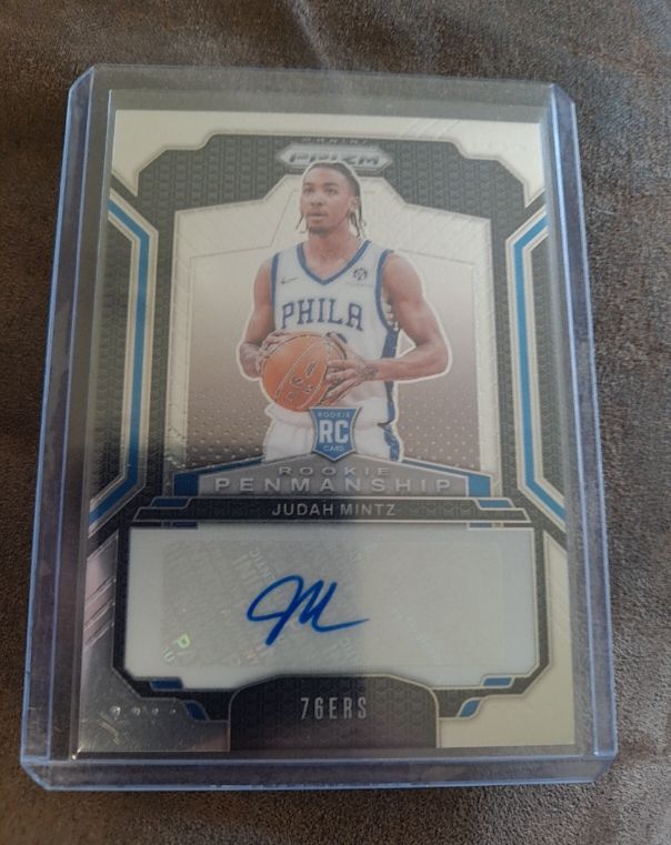 2024-25 Panini Prizm #RPE-3 Judah Mintz Rookie Penmanship — front
