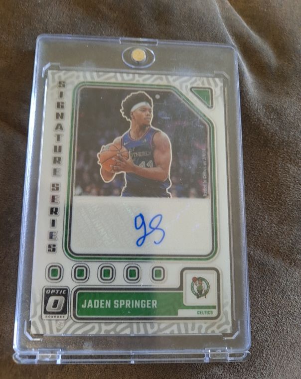 2023-24 Panini Donruss Optic #SS-JSP Jaden Springer Signature Series — front
