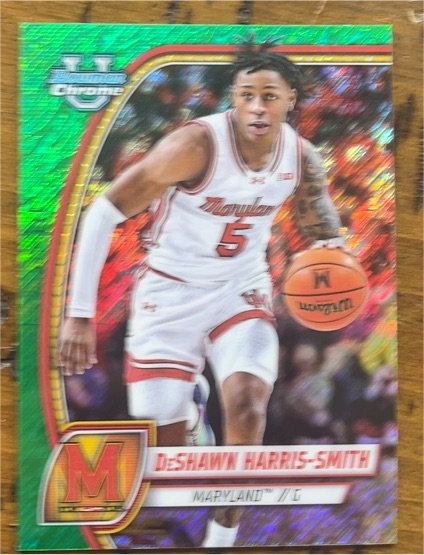 2024-25 Bowman University Chrome #85 DeShawn Harris-Smith — front
