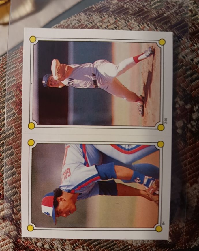 1987 Topps Stickers #240 Tim Burke — front