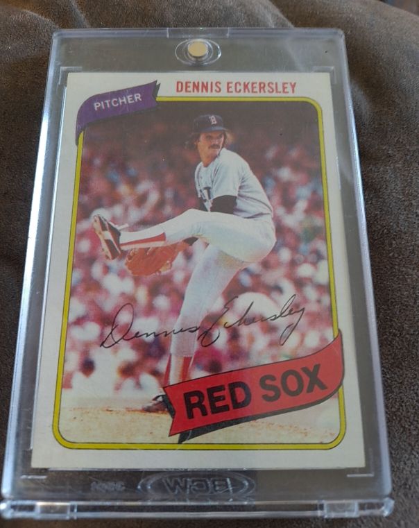1980 Topps #320 Dennis Eckersley Boston Red Sox — front
