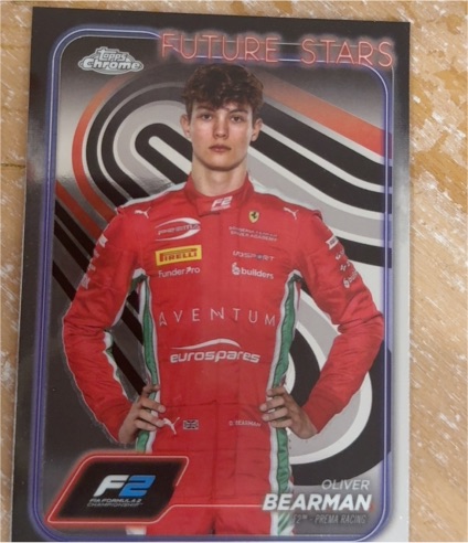 2024 Topps Chrome Formula 1 #21 Oliver Bearman — front