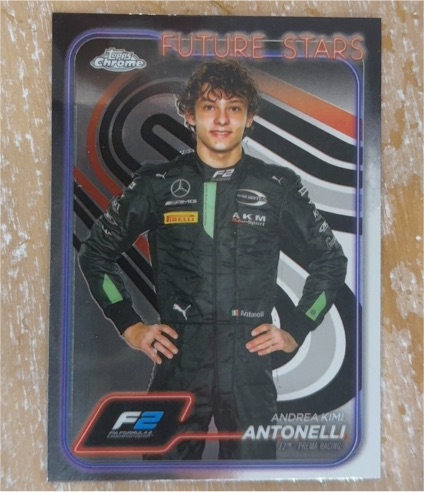 2024 Topps Chrome Formula 1 #22 Andrea Kimi Antonelli — front