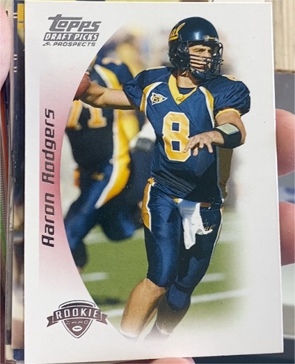 2005 Topps Draft Picks & Prospects #152 Aaron Rodgers — front