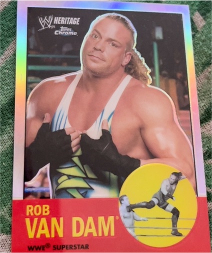 2007 Topps Heritage Chrome #25 Rob Van Dam — front