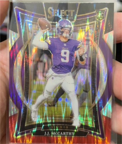 2024 Panini Select Concourse #24 J.J. McCarthy — front