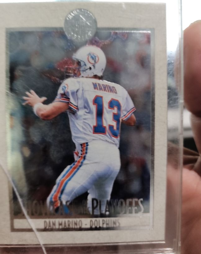1995 SP Championship #PS12 Dan Marino Showcase of the Playoffs — front