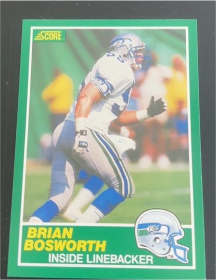 1989 Score #239 Brian Bosworth — front