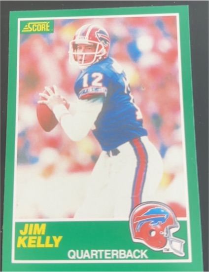 1989 Score #223 Jim Kelly — front