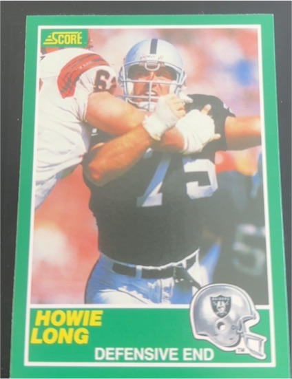 1989 Score #242 Howie Long — front