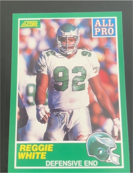 1989 Score #296 Reggie White All Pro — front