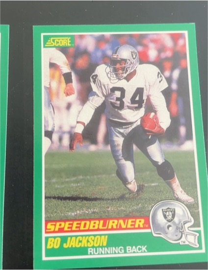1989 Score #314 Bo Jackson — front