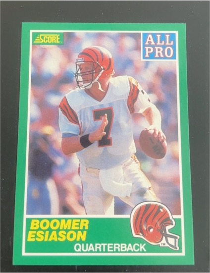1989 Score #298 Boomer Esiason — front