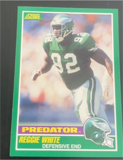 1989 Score #321 Reggie White Predator — front