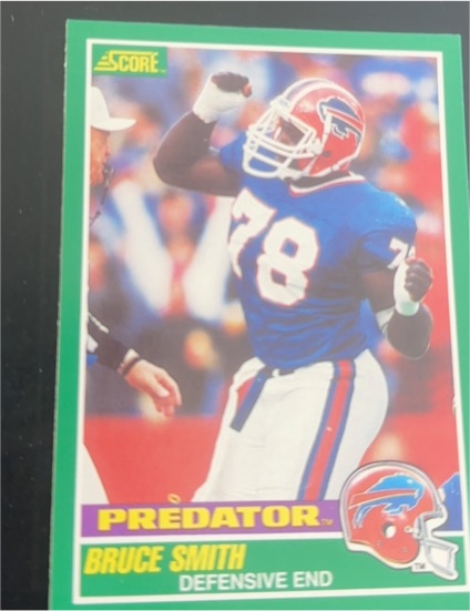 1989 Score #325 Bruce Smith — front