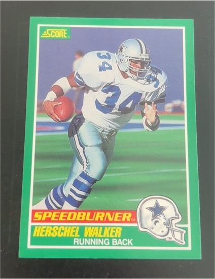 1989 Score #317 Herschel Walker — front