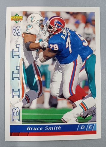 1993 Upper Deck #136 Bruce Smith — front