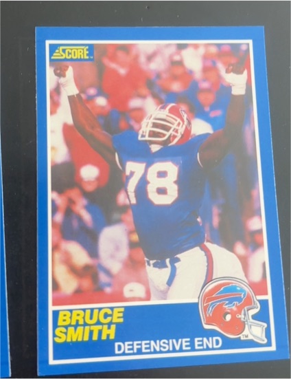 1989 Score #19 Bruce Smith — front