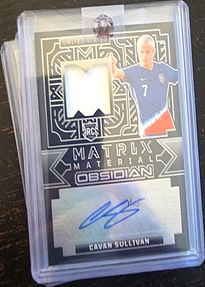 2024 Panini Obsidian Matrix Material RPA Cavan Sullivan — front