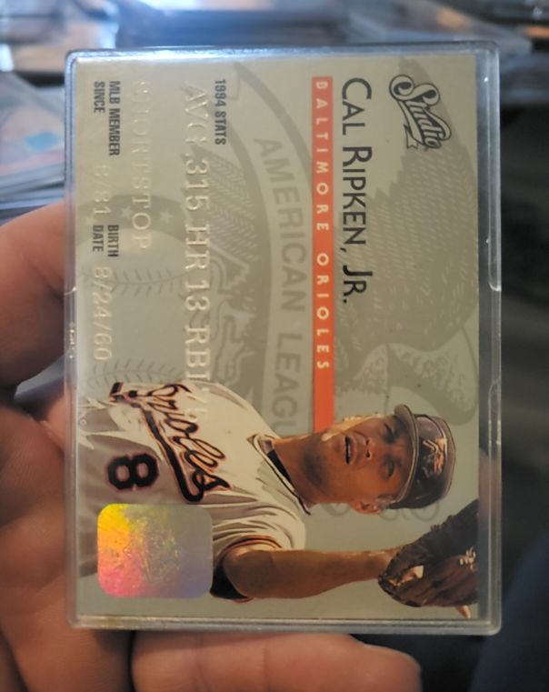 1995 Donruss Studio #8 Cal Ripken Jr. — front