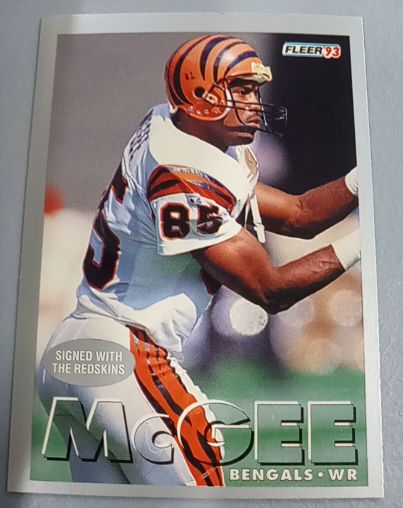 1993 Fleer #308 Tim McGee — front