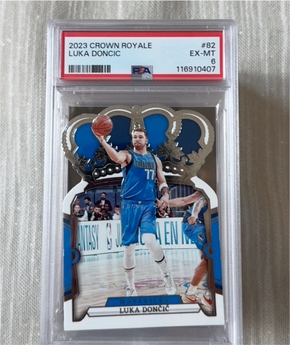 2023 Panini Crown Royale #82 Luka Doncic — front