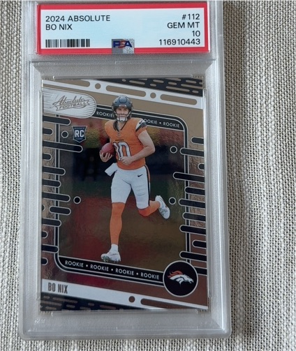 2024 Panini Absolute #112 Bo Nix — front